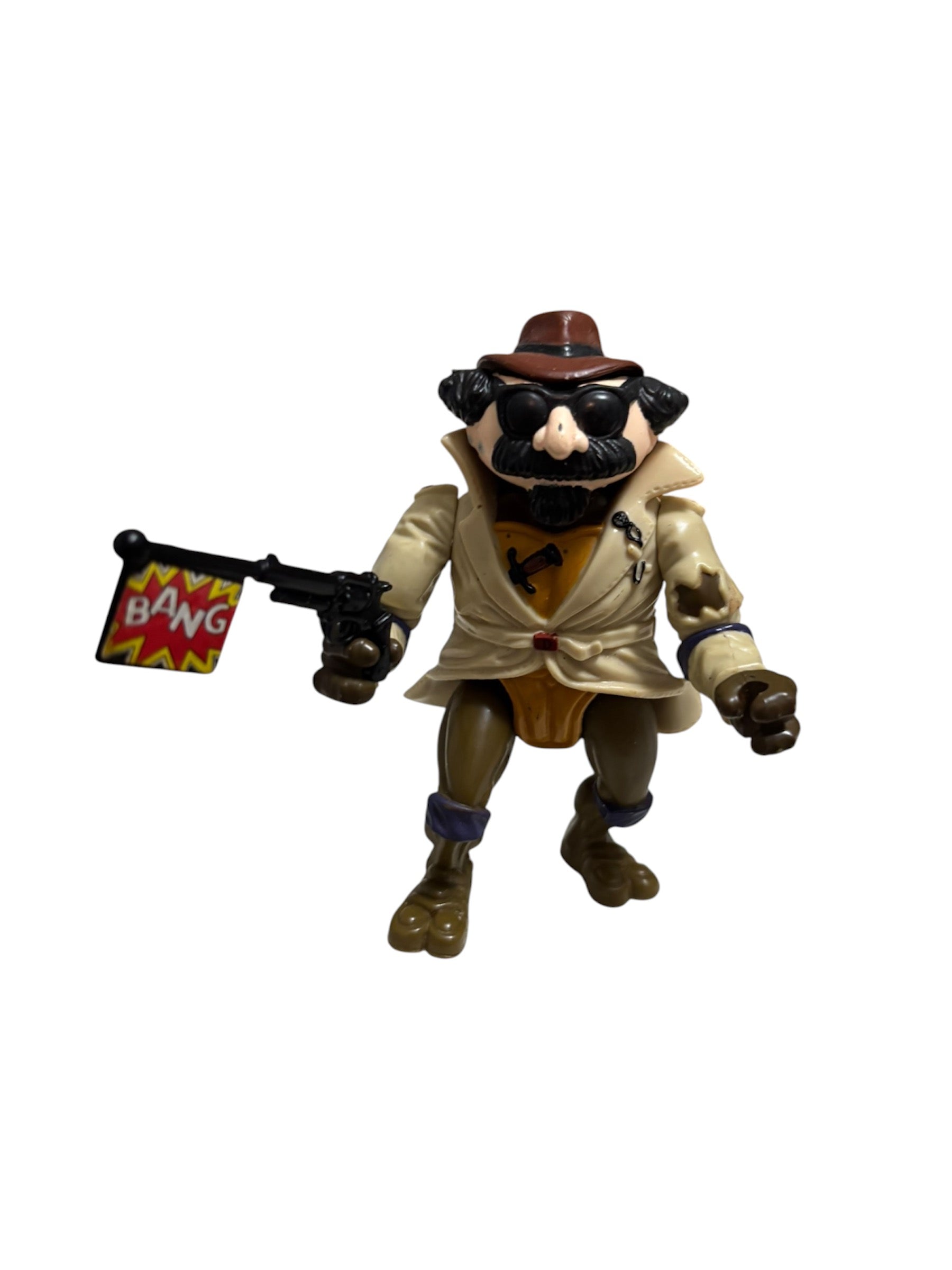 Vintage Ninja Turtle Don, The Undercover Turtle TMNT 1990
