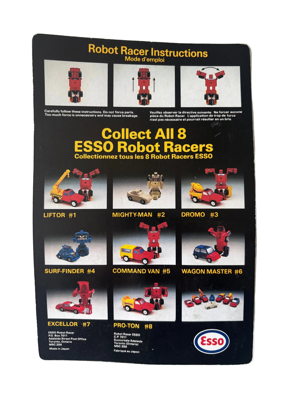 Vintage 1980s Esso Robot Racer - Command Van #5
