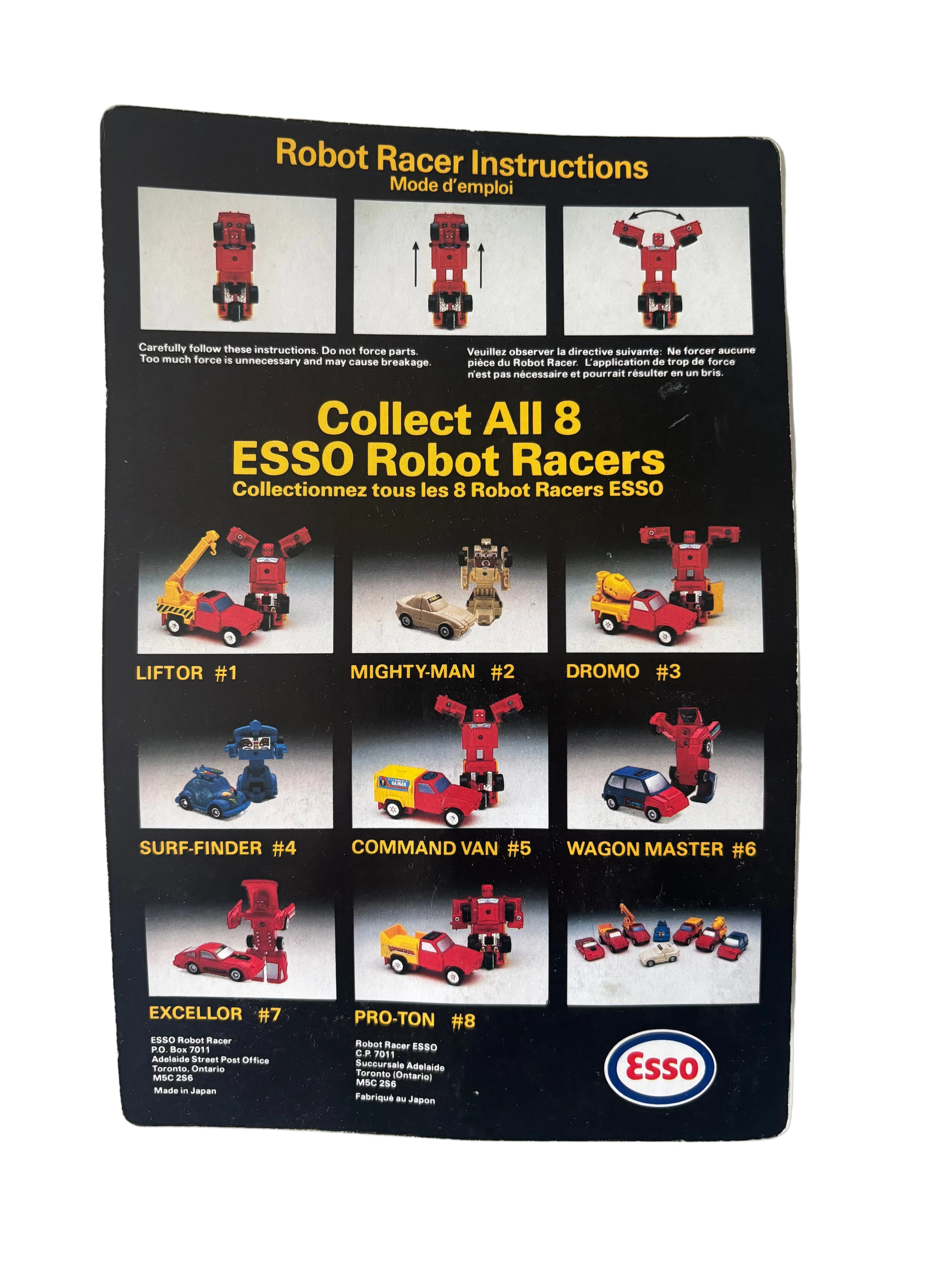 Vintage 1980s Esso Robot Racer - Command Van #5