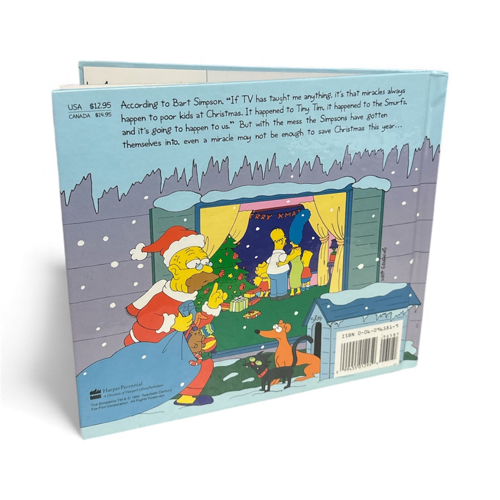 The Simpsons Xmas Book Matt Groening 1990 Hardcover