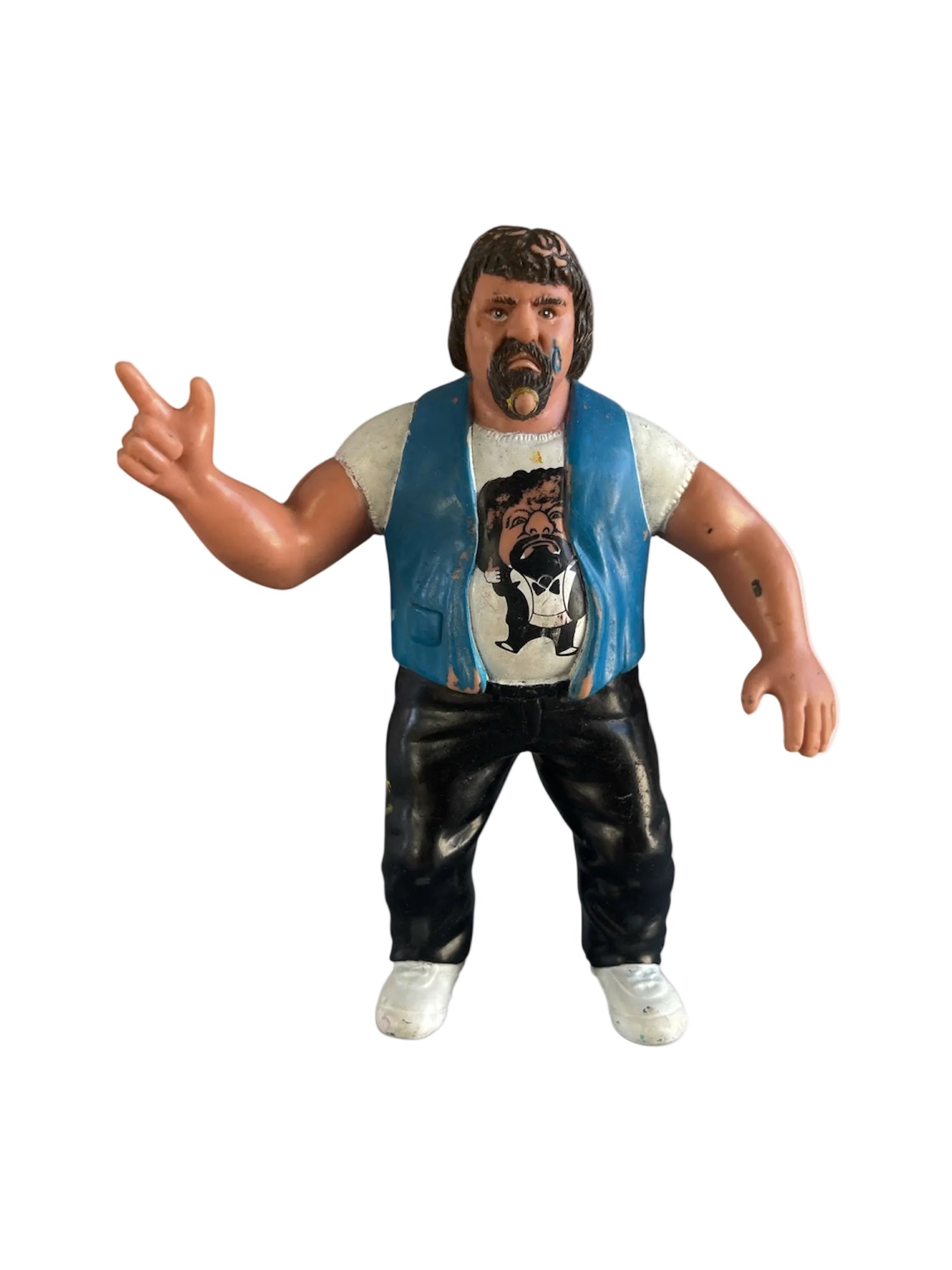LJN WWF Caption Lon Albano Wrestling Superstars 1986 8" Figure