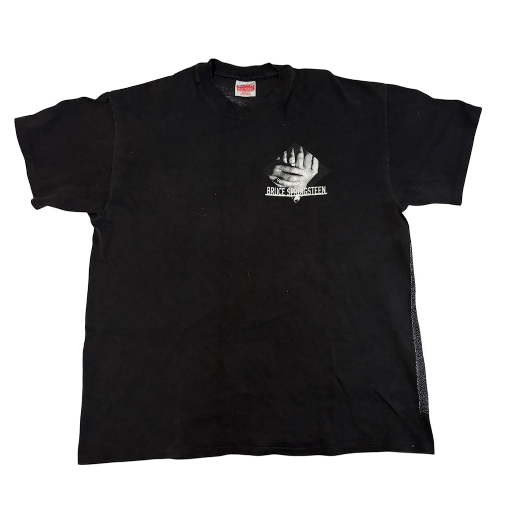 1992 Bruce Springsteen All-Over Back Print T-Shirt (Hanes Heavyweight XL)